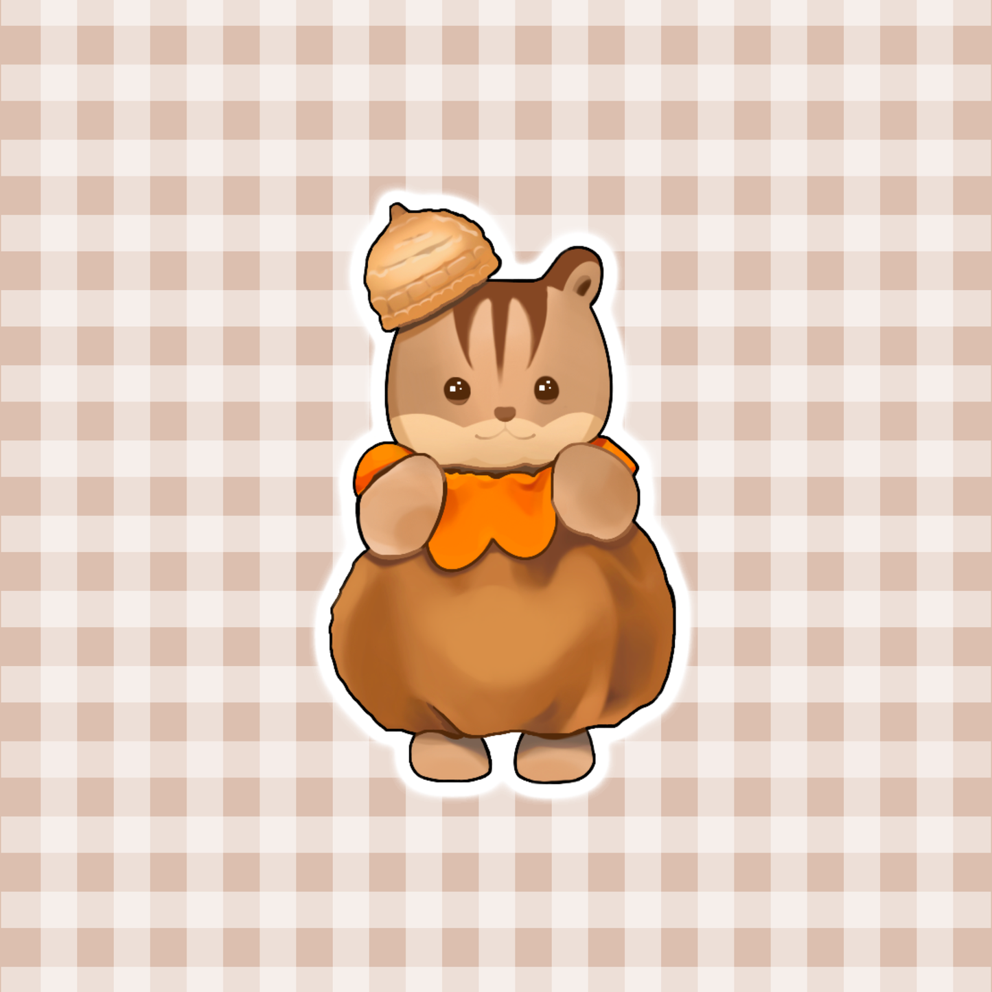 sticker - cutie acorn