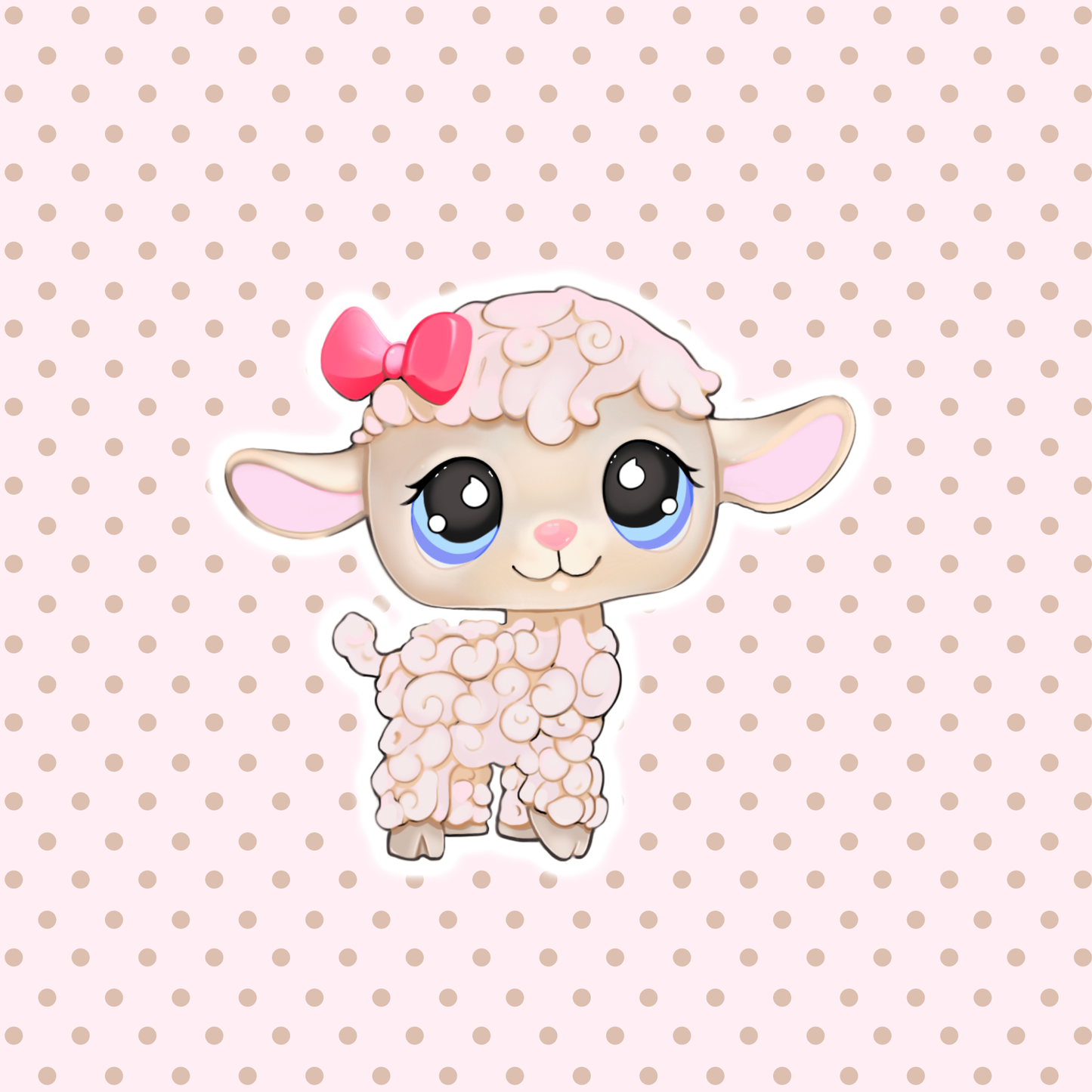 sticker - lps lamb