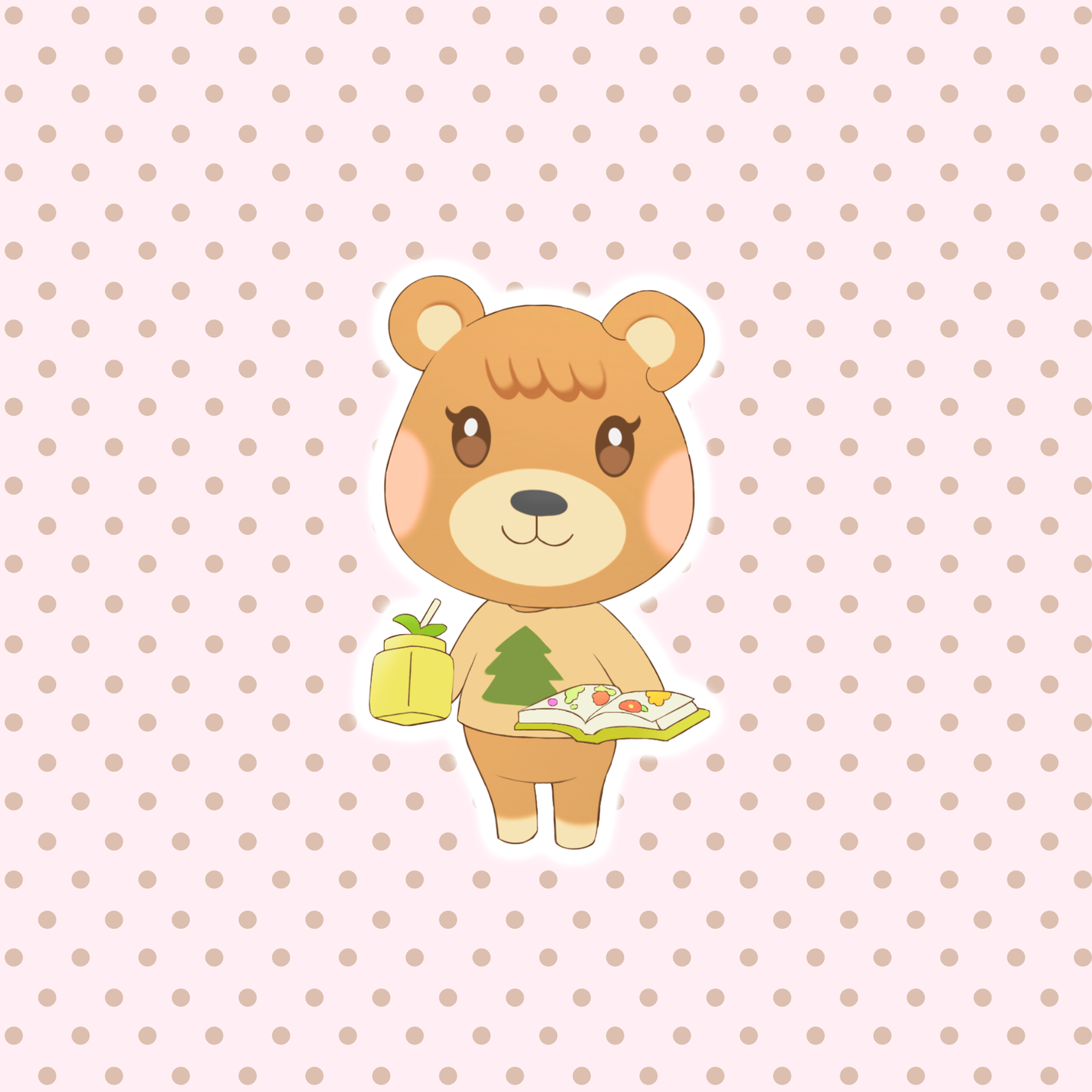 sticker - villager maple