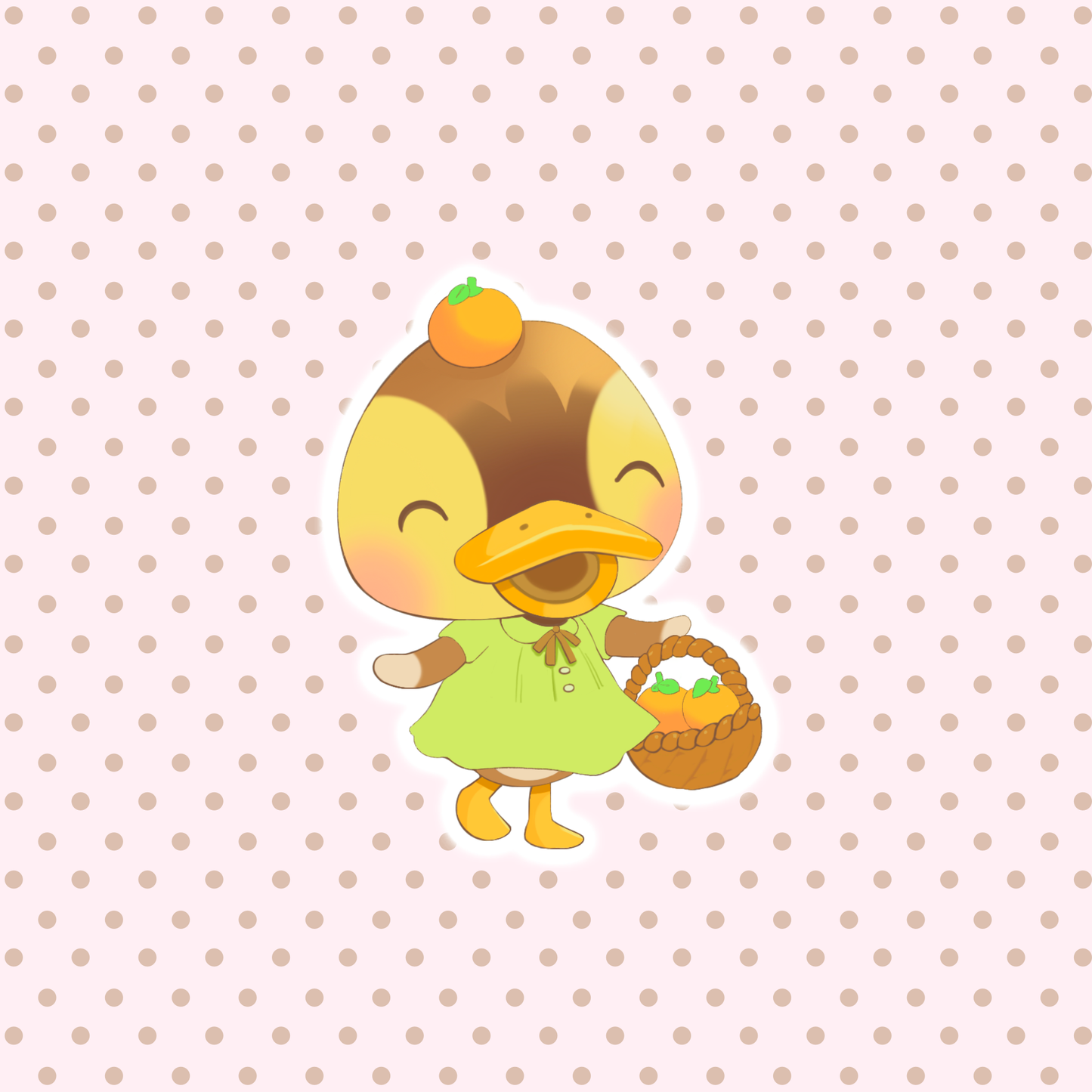 sticker - villager molly