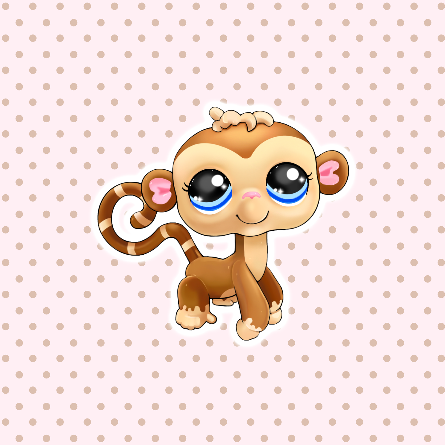 sticker - lps monkey