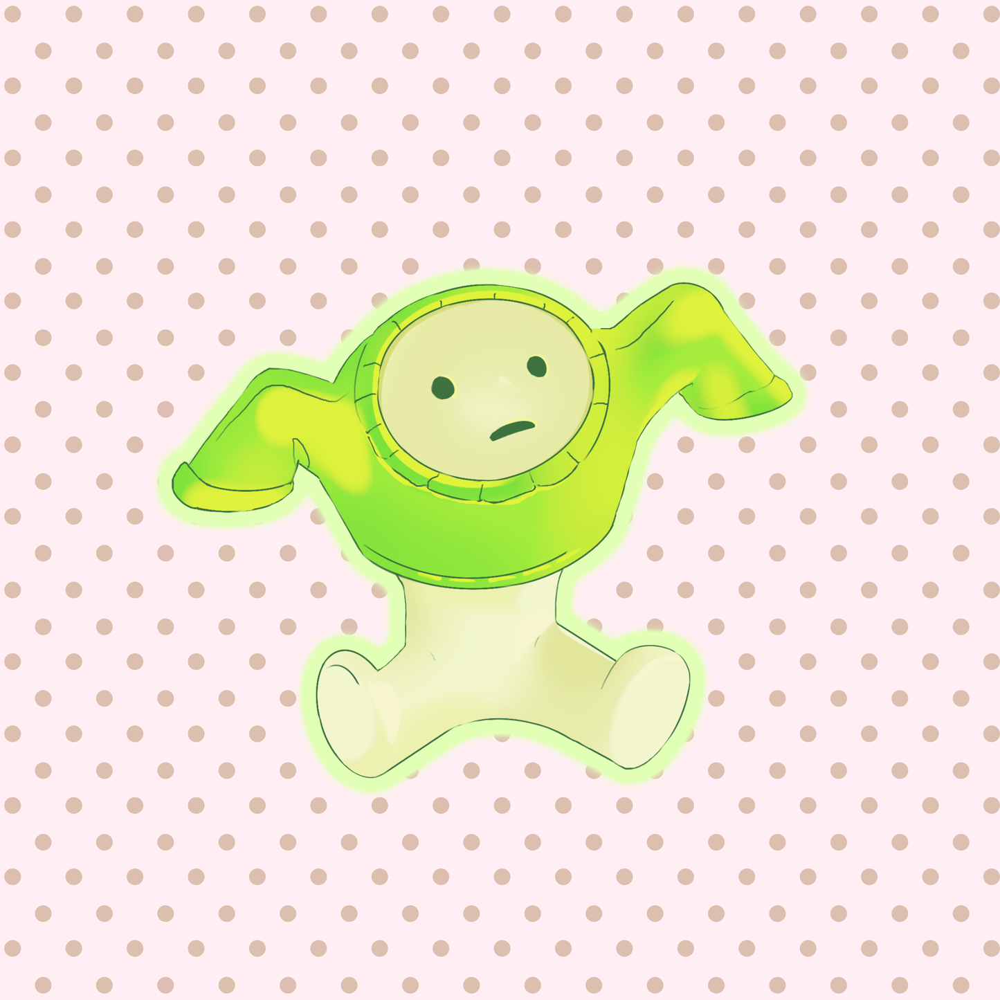 sticker - smiski sweater