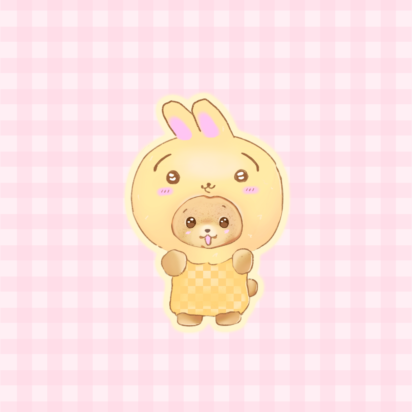 sticker - cutie usagi