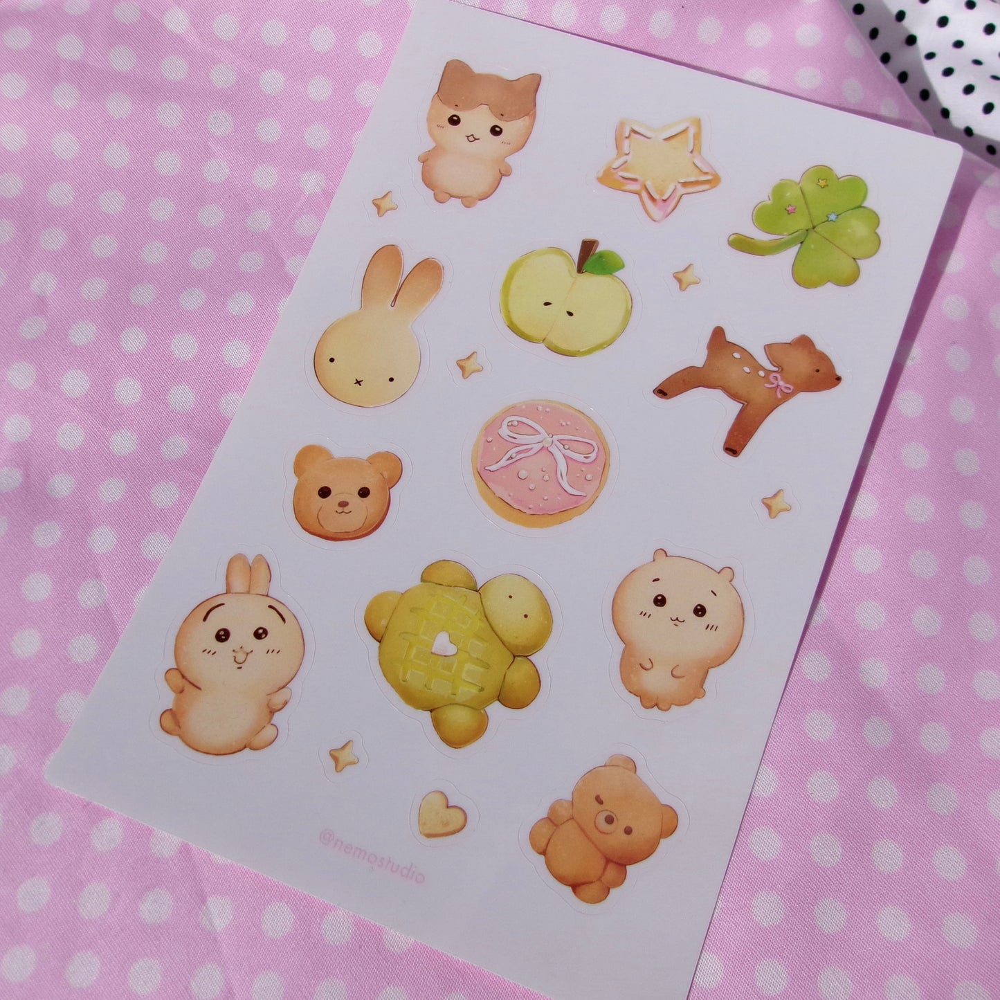 sticker sheet - cookies