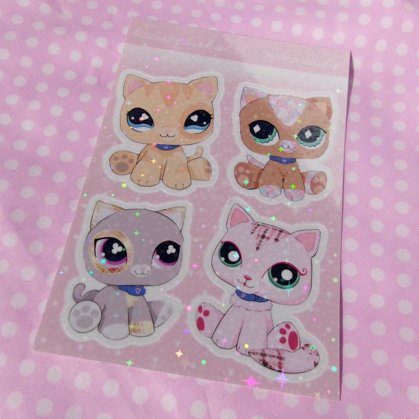 sticker sheet - littlest plushies