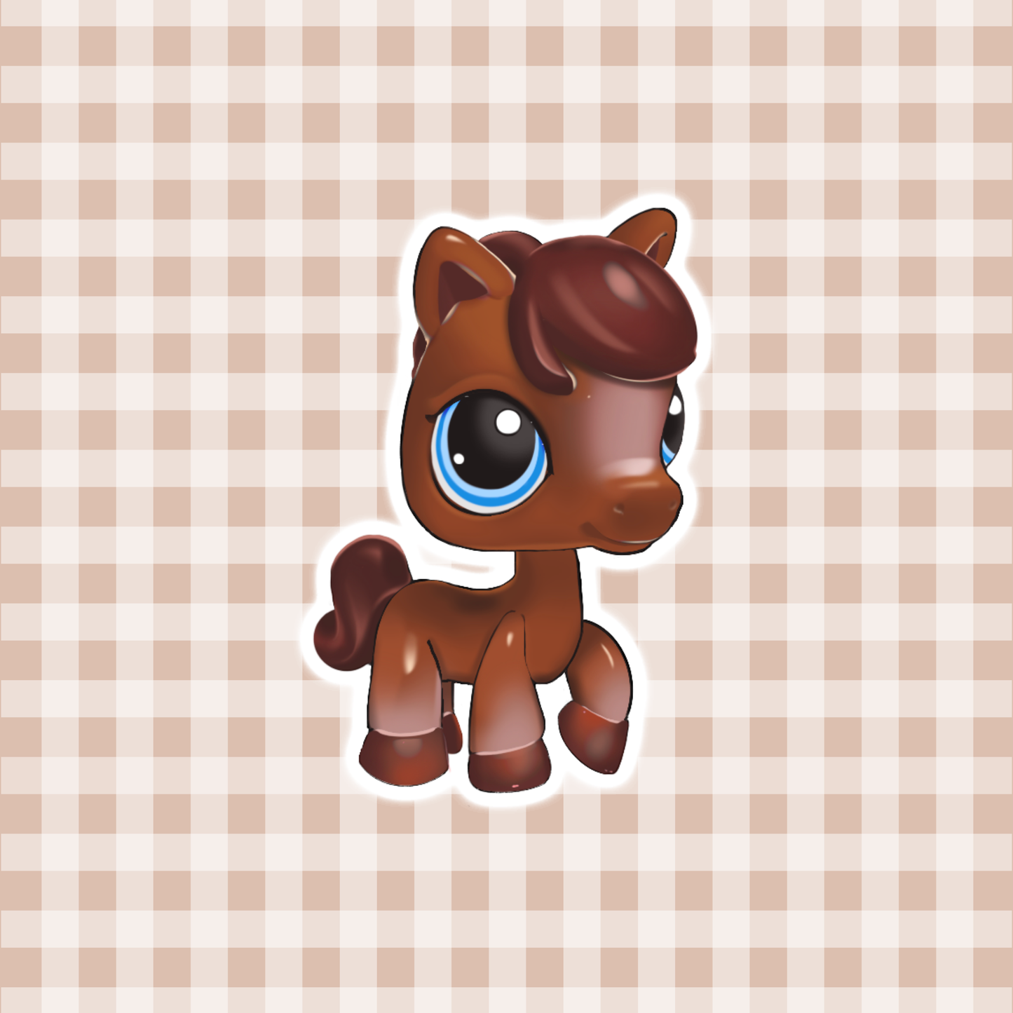 sticker - lps horse