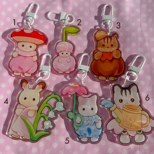 keychain - calico cuties series 2