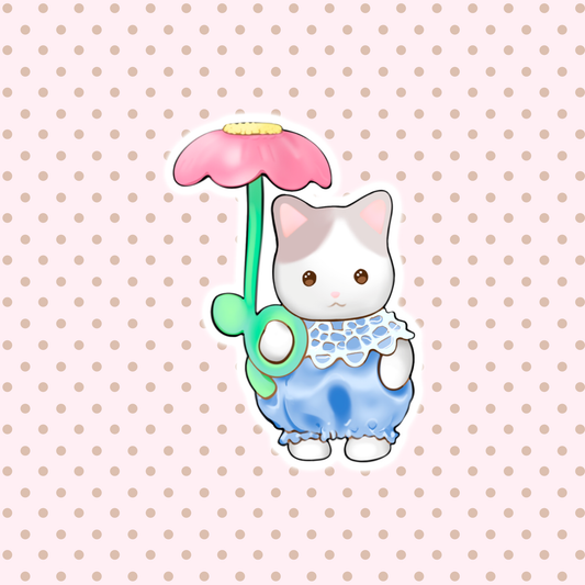 sticker - cutie flower