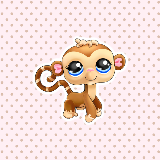 sticker - lps monkey