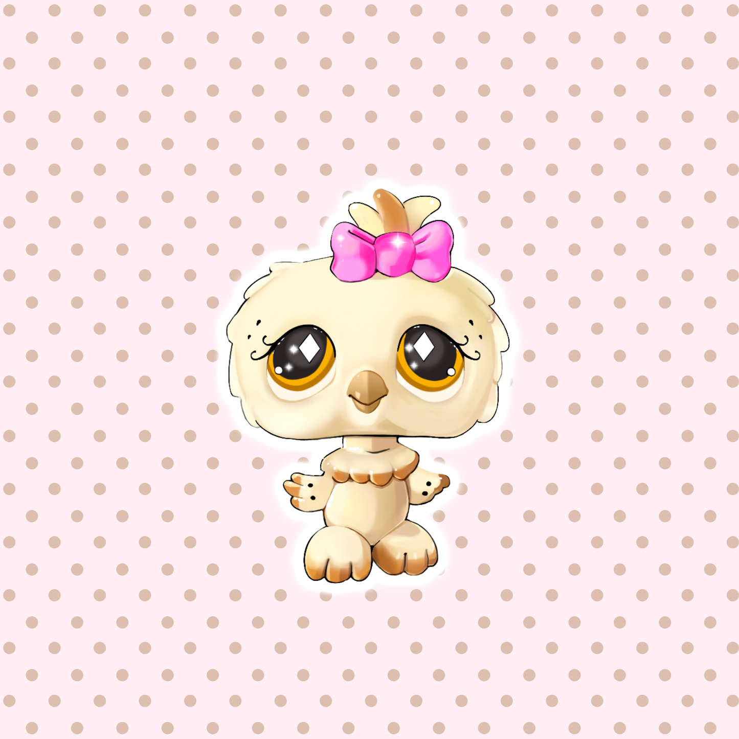 sticker - lps owl
