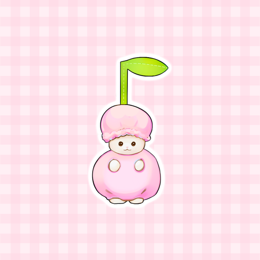 sticker - cutie pink cherry