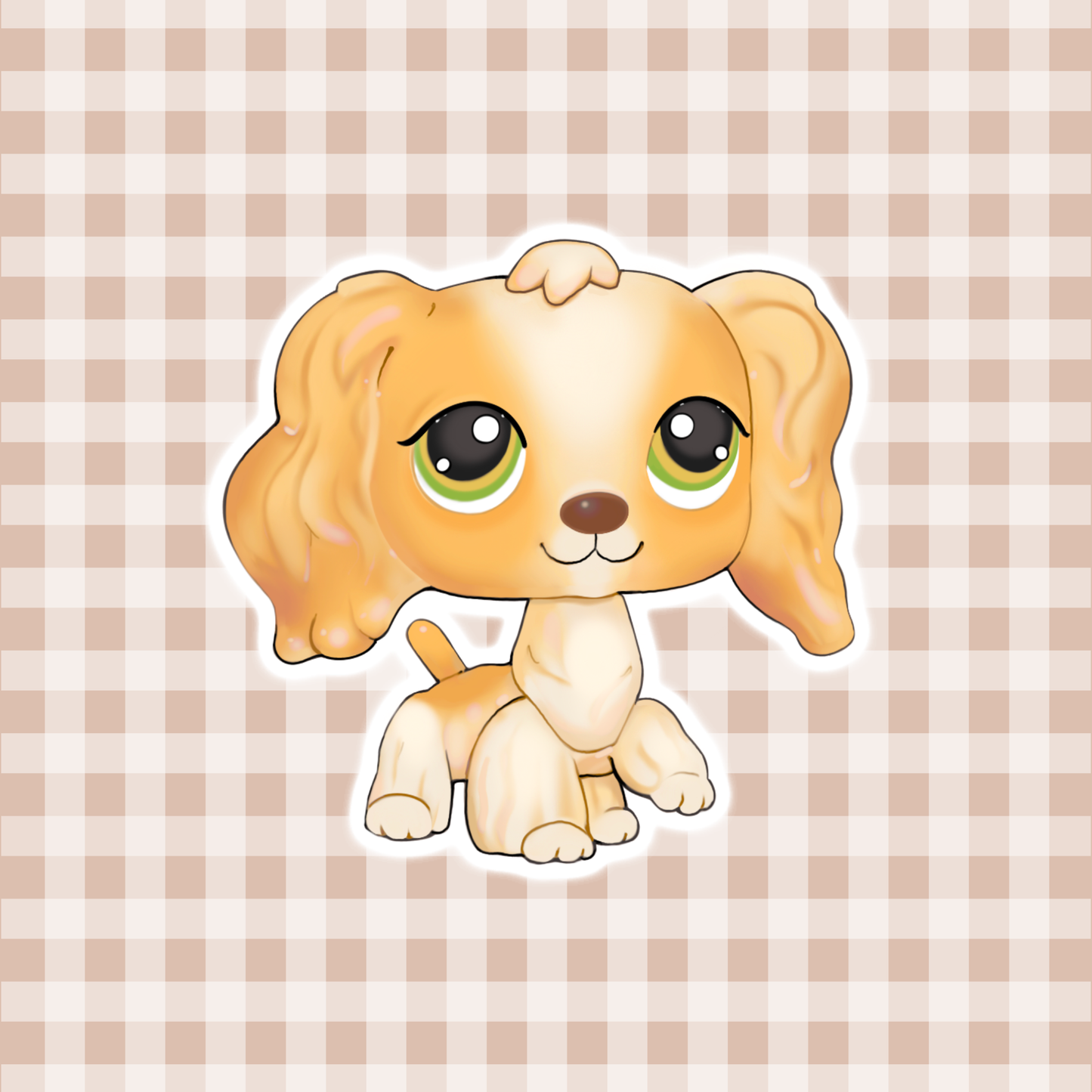 sticker - lps spaniel