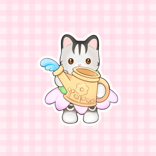 sticker - cutie watering can